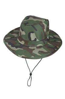 Boonie Bucket Hat-H1821-GREEN CAMOUFLAGE